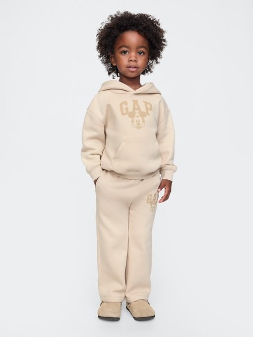 Gap × Disney Baby Vintage Soft Mickey Mouse Logo Sweatpants