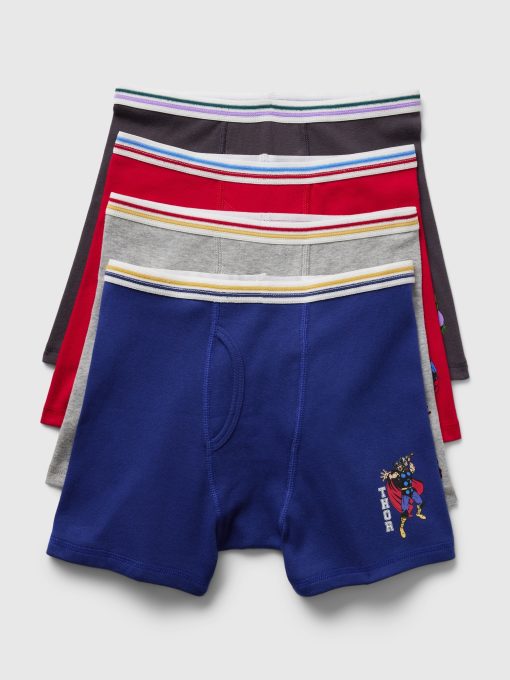 GapKids | Marvel Organic Cotton Spider-Man Holiday Boxer Briefs (4-Pack)