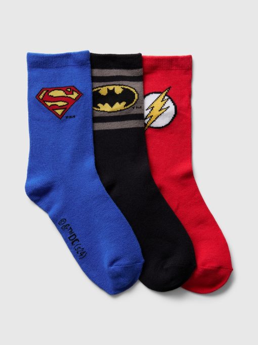 Kids Marvel Superhero Crew Socks (3-Pack)